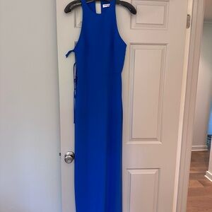 Amanda Uprichard Blue Maxi Dress